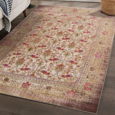 Luxe Weavers Traditional Floral Vintage Indoor Area Rug