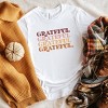 Simply Sage Market Grateful Stacked Short Sleeve Tee - S - White - 3 of 4