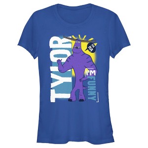 Juniors Womens Monsters at Work Funny Guy Tylor T-Shirt - 1 of 4