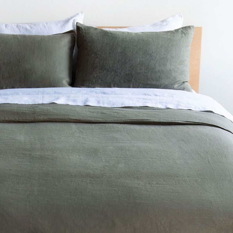 100% French Linen Duvet Cover & Sham Set | BOKSER HOME, 1 of 5