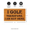 28" x 16" Nature Coir Mat, I Golf - 3 of 4