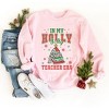 Simply Sage Market Women's Graphic Sweatshirt  Holly Jolly Teacher Era - 3 of 4