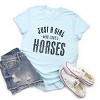 Simply Sage Market Just A Girl Who Loves Horses Short Sleeve Tee - 3 of 4