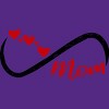 Women's Design By Humans Forever Mom Hearts By Semir Racerback Tank Top - 2 of 2