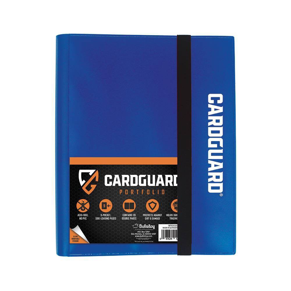 CardGuard Premium 9-Pocket Trading Card Pro-Folio - Blue