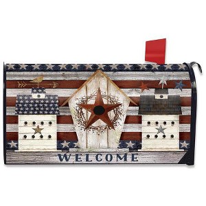 Briarwood Lane Spring Mailbox Cover  - Standard Size - Rustic American Birdhouse For Spring Mailbox Cover - 1 of 3