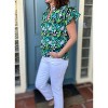 Women's Flutter Sleeve Top - Joy Joy - 2 of 3