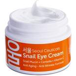 Seoul Ceuticals Korean Skin Care Snail Eye Cream - 97.5% Snail Mucin Korean Beauty Skincare Anti Aging Under Eye Cream With Centella Asiatica, .5 oz