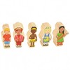 Kaplan Early Learning Children Around the World Wooden Figures - Set of 17 - image 3 of 4