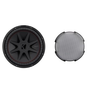 Kicker 52CVR152 15-Inch (25cm) Sub, DVC, 2-ohm & 52GR125 Grill Bundle - 1 of 4
