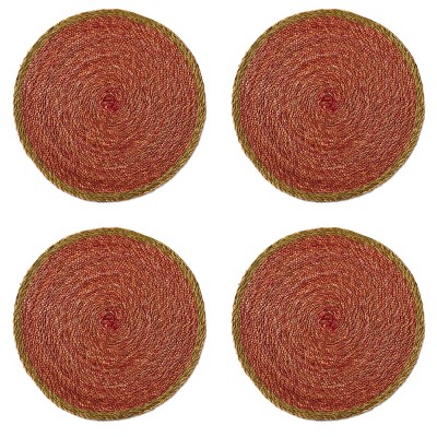 TAG Overstitch Seagrass Placemat S/4 Red