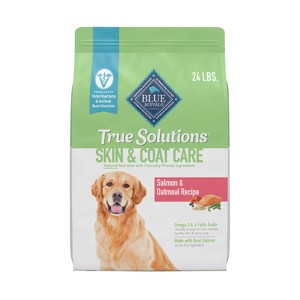 Blue Buffalo True Solutions Perfect Coat Skin and Coat Care Adult Salmon Flavor Dry Dog Food - 24lb - 1 of 4