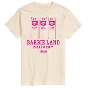 Men's - Barbie - Barbie Land Delivery Milk Short Sleeve Graphic T-Shirt - 1 of 3