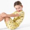 Bellabu Bear Toddler Love You Brunches Bamboo Kids Pajama Short Set - 3 of 4