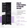 PAGED Storage Cabinet Modern Bathroom Organizer with 2 Drawers, Adjustable Shelves and Door Shelves, Freestanding Storage Unit for Room - 3 of 4