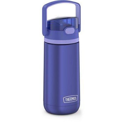 Thermos 16 oz Funtainer Insulated Stainless Steel Straw Bottle, Purple