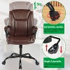 BestMassage Office Chair Executive Chair with Breathable PU Leather Rolling Casters - 4 of 4