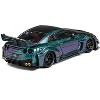 Nissan 35GT-RR "LB-Silhouette Works GT" RHD Magic Purple Metallic with Extra Wheels 1/64 Diecast Model Car by CM Model - 4 of 4