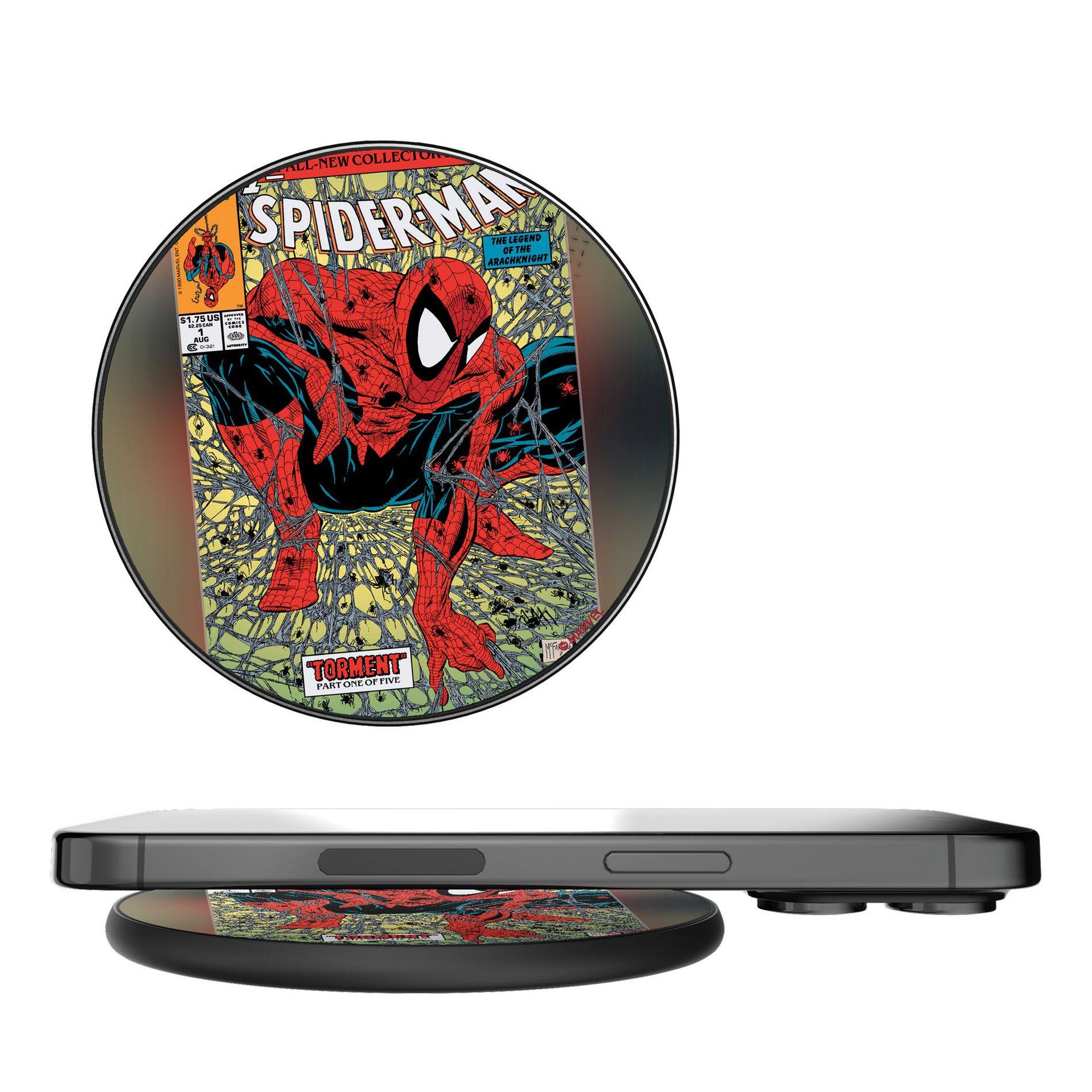 Marvel Spider-Man Classic Cover 15-Watt Wireless Charger