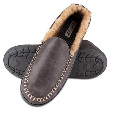 Haggar Men's Indoor/outdoor Microsuede Venetian Slipper : Target