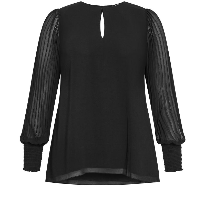 Women's Plus Size Katalina Top - black | CITY CHIC, 5 of 8