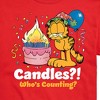 Men's - Garfield - Candles Who's Counting Birthday Short Sleeve Graphic T-Shirt - 2 of 4