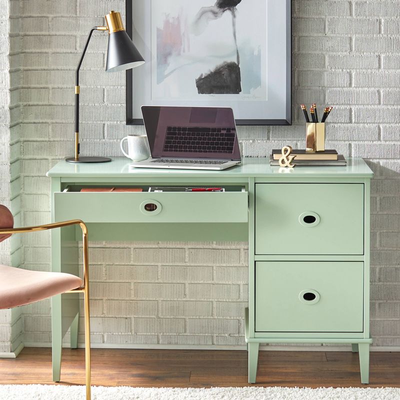 Jamie Student Writing Desk with 3 Drawers - Buylateral, 5 of 7