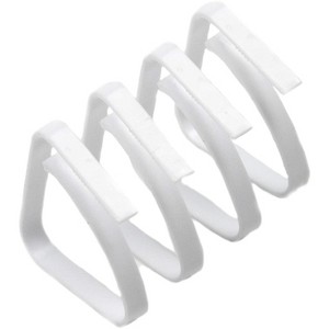 Chef Craft 4pc Plastic Tablecloth Clamps Set, Picnic Table Cloth Cover Clips - 1 of 3