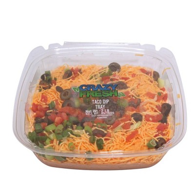 Crazy Fresh Taco Dip Tray - 2lb
