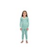 Sleep On It Girls 2-Piece Super Soft Jersey Long Sleeve Snug-Fit Pajama Set - 2 of 4