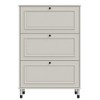 VYNXARIA Shoes Storage Cabinet for Entryway,Narrow Shoe Rack Cabinet,Shoe Cabinet with 3 Flip Drawers, Freestanding Shoe Organizer with Legs - 4 of 4