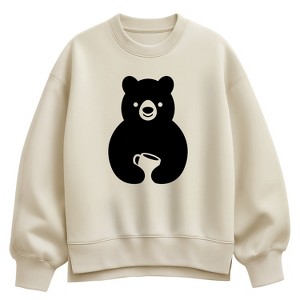 Women's - Instant Message - Coffee Bear - 1 of 2
