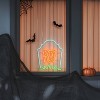 LED Tombstone "RIP" Flashing Neon Sign with Frame Halloween Silhouette Lights White/Orange/Green/Blue - Hyde and EEK! Boutique™ - 2 of 4