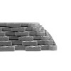 Xspec 3/8" Thick 100 Sq Ft Steel EVA Foam Floor Exercise Gym Mat 25 pcs, Grey - 4 of 4