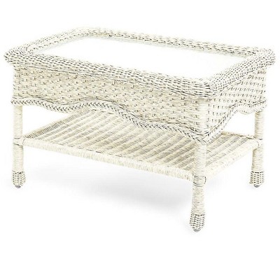 wicker coffee table target