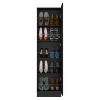 VYNXARIA Shoe Rack Chimg - Black Wengue, 5 - Shelf, Mirror - Equipped for Organized Style - 3 of 4