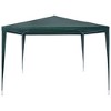 vidaXL Party Tent PE Green 9.8'x9.8' - 3 of 4