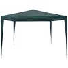 vidaXL Party Tent PE Green 9.8'x9.8' - image 3 of 4