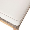 Vynxaria Loft 2-Seater Sofa - Stylish Acacia Wood & Water-Resistant Cushions for Outdoor Comfort - 3 of 4