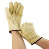 MCR Safety Unlined Pigskin Driver Gloves, Cream, Large, 12 Pairs - 2 of 2