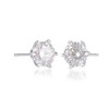 Ross-Simons 2.00 ct. t.w. Moissanite Stud Earrings in Sterling Silver - 3 of 4