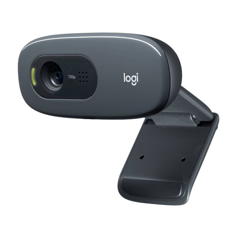 Logitech C270 3.0MP Webcam - Black, 1 of 10