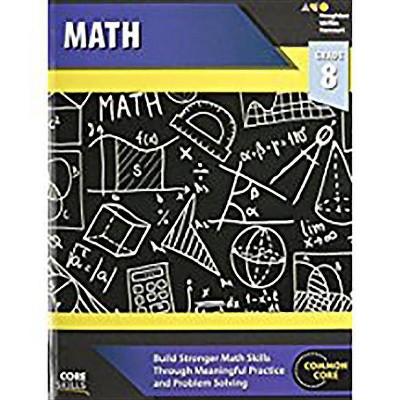 Core Skills Mathematics Workbook Grade 8 - by  Houghton Mifflin Harcourt (Paperback)