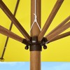 Best Choice Products 9ft Deep Square Solar LED Lighted Patio Umbrella w/ Faux Wood Texture, UV-Resistant - 2 of 4