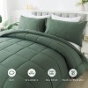BAGOKIE 2/3 Pieces Bedding Set Down Alternative Comforter with Pillowcase - 2 of 4