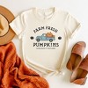 Simply Sage Market Women's Farm Fresh Pumpkins Truck Short Sleeve Graphic Tee - 2 of 2
