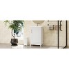LOVMOR 20 Inch Modern Small Bathroom Vanity Cabinet With Ceramic Basin- 20*14.5*33.3 Inches,Ample Storage,1 Soft-Close Door - 2 of 2
