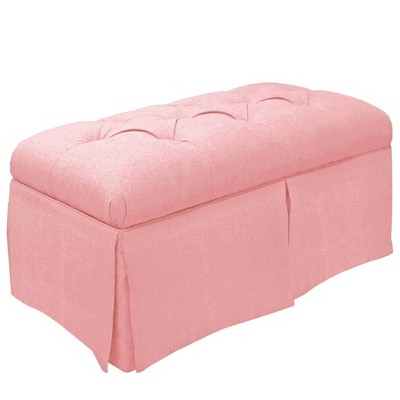 Kids' Storage Bench Duck Light Pink - Skyline Furniture