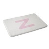 Deny Designs April Lane Art Block Monogram Memory Foam Bath Mat - 2 of 4