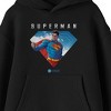 Superman Movie 2025 Superhero, Man of Steel, DC Comics, Superpowers, Crypto, S, Diamond Shape on Black Youth Hoodie - 2 of 4
